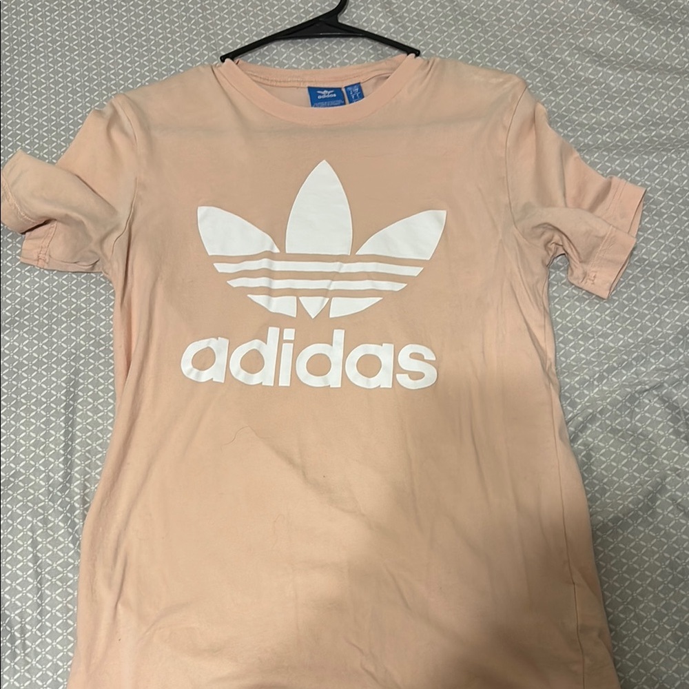 Adidas Pink Logo T-Shirt